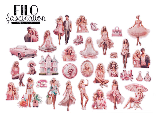 Sticker Barbie 35 Stück