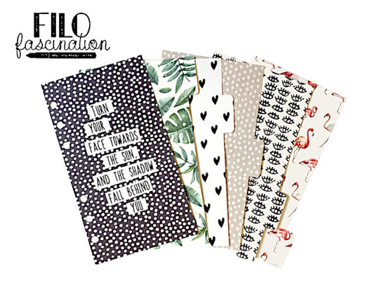 Register | Dividers The Sun Filofax Ringbuch Planer BuJo