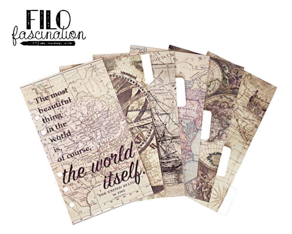 Register | Divider the World Filofax Ringbuch Planer BuJo