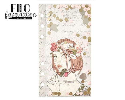 Shaker Dashboard Rose Girl A5 Personal Planner Diary Filofax